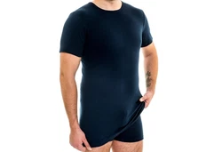 HERMKO Unterziehshirt (3847) Dunkelgrün/Dunkelblau