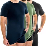HERMKO Unterziehshirt (3847) Dunkelgrün/Dunkelblau
