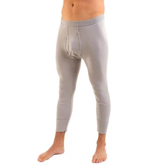 HERMKO Lange Unterhose 3440 2er Pack Khaki/Grau/Beige/Hellgrau/Braun