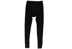 HERMKO Lange Unterhose 3542 Herren 2er Pack Schwarz