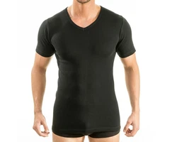 HERMKO Funktionsunterhemd 64880 Herren Business Funktionsshirt Schwarz
