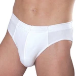HERMKO Slip Herren Sportslip Creme/Weiß