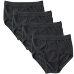 HERMKO Slip Classic Art 3240 Schwarz/Dunkelgrau/Grau/Braun