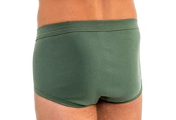 HERMKO Slip Classic Art 3240 Dunkelgrün/Grün