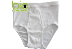 HERMKO Slip 3248 2er Pack Herren Slip mit Eingriff Creme/Grau/Beige/Weiß/Rosa/Braun