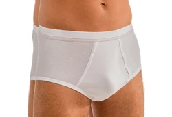 HERMKO Slip 3248 2er Pack Herren Slip mit Eingriff Creme/Grau/Beige/Weiß/Rosa/Braun