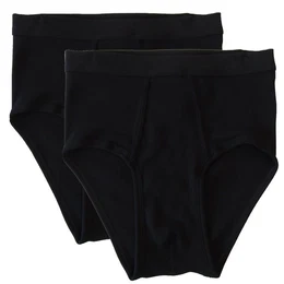 Slip 3248 2er Pack Herren Slip mit Eingriff Doppelripp 100% Bio-Baumwolle