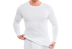 HERMKO Funktionsunterhemd Funktionsshirt Weiß/Creme