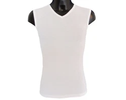 HERMKO Funktionsunterhemd 63050 Herren Tank Top Creme/Weiß