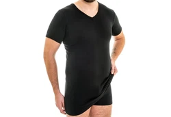 HERMKO Unterziehshirt 164887 V-Ausschnitt Herren Unterhemd 164887