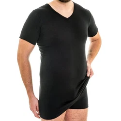 HERMKO Unterziehshirt 164887 V-Ausschnitt Herren Unterhemd 164887
