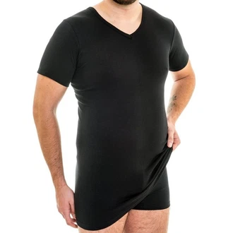 HERMKO Unterziehshirt 164887 V-Ausschnitt Herren Unterhemd 164887