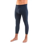HERMKO Lange Unterhose 3440 2er Pack Dunkelblau/Blau/Hellblau