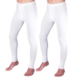 HERMKO Lange Unterhose 3540 Weiß/Creme