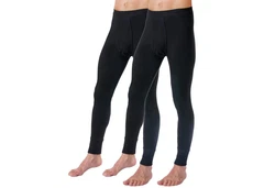 HERMKO Lange Unterhose 3540 Schwarz/Dunkelblau/Blau
