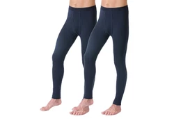 HERMKO Lange Unterhose 3540 Dunkelblau/Blau/Hellblau