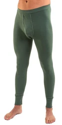 HERMKO Lange Unterhose 3540 Dunkelgrün/Grün