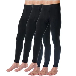 HERMKO Herren Lange Unterhose 3er Pack mit Eingriff (3540) 3540