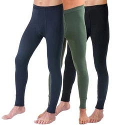 HERMKO Herren Lange Unterhose 3er Pack mit Eingriff (3540) 3540