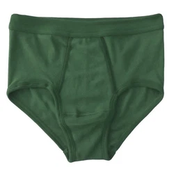 HERMKO Herren Slip 3240 Dunkelgrün/Grün
