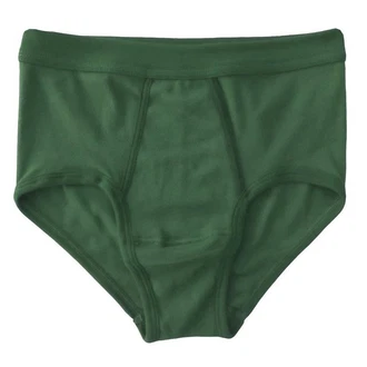 HERMKO Herren Slip 3240 Dunkelgrün/Grün