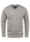Blend Herren Strickpullover V-Ausschnitt Dansel Grau/Hellgrau/Dunkelgrau