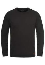 Blend Strickpullover Style BHJohn Schwarz/Dunkelgrau/Grau