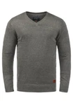 Blend Strickpullover Lasse 20703348ME Dunkelgrau/Grau Blend Strickpullover Lasse 20703348ME Dunkelgrau/Grau