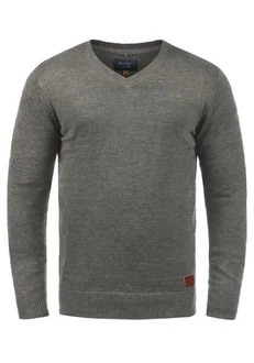 Blend Strickpullover Lasse 20703348ME Dunkelgrau/Grau