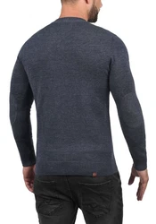 Blend Strickpullover Lasse 20703348ME Dunkelblau/Hellblau/Blau