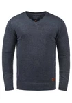Blend Strickpullover Lasse 20703348ME Dunkelblau/Hellblau/Blau