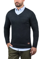 Blend Strickpullover Lasse 20703348ME Dunkelblau/Hellblau