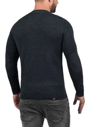 Blend Strickpullover Lasse 20703348ME Dunkelblau/Hellblau