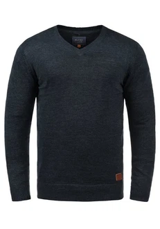 Blend Strickpullover Lasse 20703348ME Dunkelblau/Hellblau
