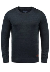 BLEND Strickpullover Lars 20703347ME Dunkelblau/Hellblau/Dunkelgrau