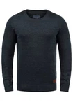 BLEND Strickpullover Lars 20703347ME Dunkelblau/Hellblau/Dunkelgrau