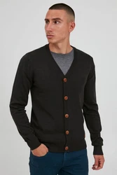 BLEND Cardigan BHLennard Schwarz/Hellblau/Dunkelbraun/Braun