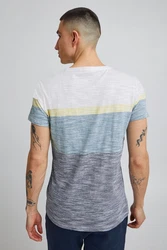 Blend T-Shirt BLEND BHJakob Hellblau/Mischfarben/Grau/Weiß