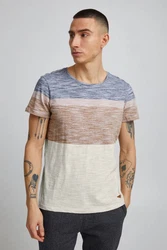 Blend T-Shirt BLEND BHJakob Beige/Gelb/Mischfarben/Braun/Hellblau/Creme