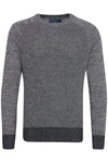 Blend Gandolf Herren Strickpullover Feinstrick Pullover Mit Rundhals (BHGandolf) Dunkelblau/Grau/Dunkelgrau/Hellgrau