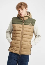 Blend Steppweste Style BHNippo Braun/Khaki/Beige/Dunkelgrün/Grün