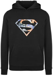 F4NT4STIC Sweatshirt Hoodie DC Comics Superman Logo Herren Schwarz/Braun
