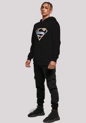 F4NT4STIC Sweatshirt Hoodie DC Comics Superman Logo Herren Schwarz/Braun