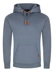 DENIMFY Kapuzenpullover Herren Hoodie DFIvo Blau/Grau/Dunkelblau