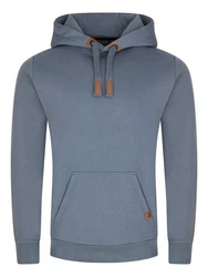 DENIMFY Kapuzenpullover Herren Hoodie DFIvo Blau/Grau/Dunkelblau