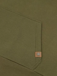 DENIMFY Kapuzenpullover Herren Hoodie DFIvo Dunkelgrün/Khaki