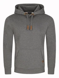 DENIMFY Kapuzenpullover Herren Hoodie DFIvo Dunkelgrau/Grau/Hellgrau