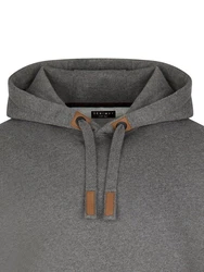 DENIMFY Kapuzenpullover Herren Hoodie DFIvo Dunkelgrau/Grau/Hellgrau
