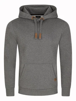DENIMFY Kapuzenpullover Herren Hoodie DFIvo Dunkelgrau/Grau/Hellgrau