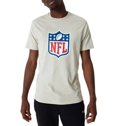 New Era T-Shirt NFL Shield Graphic Khaki/Dunkelblau/Weiß/Creme/Blau